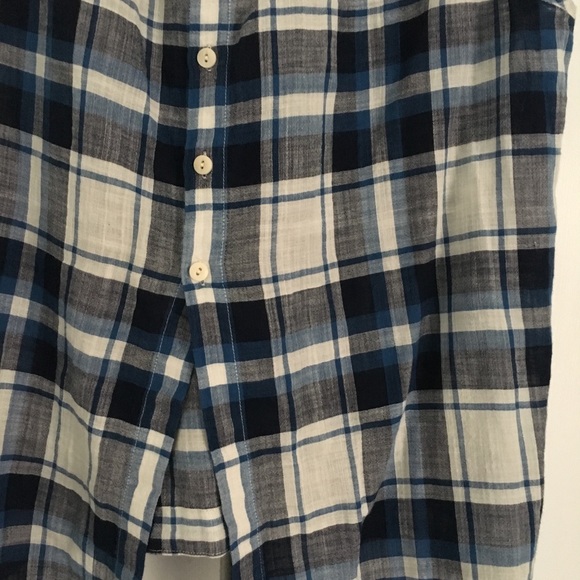 Madewell Rivet&Thread Plaid Button-back Tank - Picture 5 of 7